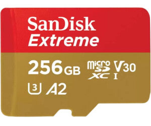 Tarjeta SD de 256 GB aprobada